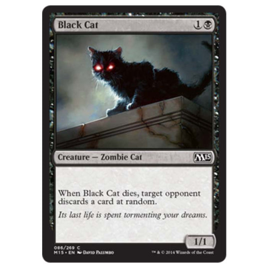 Magic the Gathering - M15 Core Set - Black Cat - 86/269