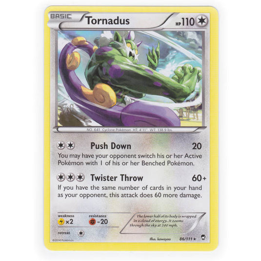 Pokemon - XY Furious Fists - Tornadus - 86/111