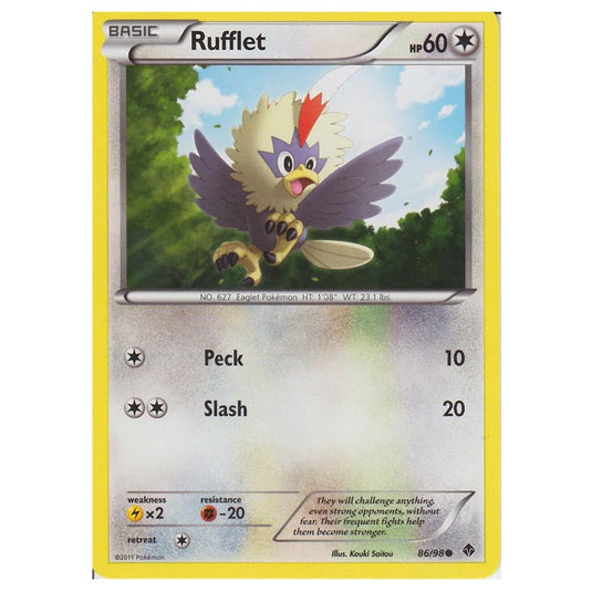 Pokemon - Black & White - Emerging Powers - Rufflet 86/98