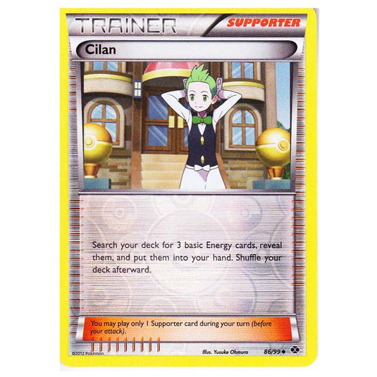 Pokemon - Black & White - Next Destinies - (Reverse Holo) Cilan 86/99