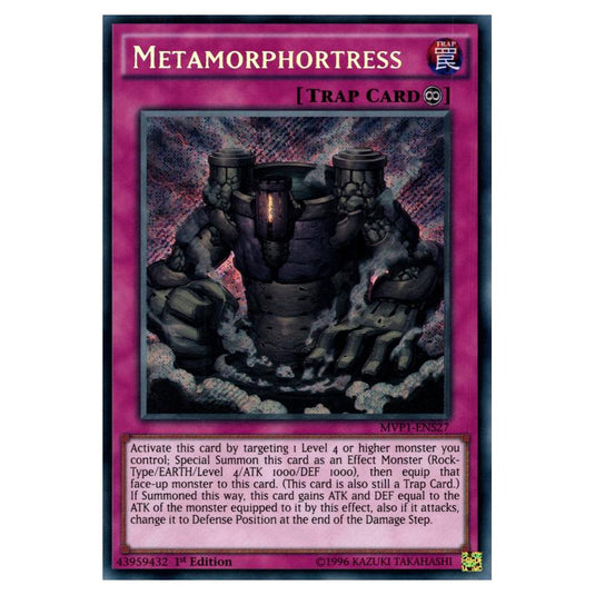 Yu-Gi-Oh! - Yu-Gi-Oh! The Dark Side of Dimensions Movie Pack Secret Edition - Metamorphortress (Secret Rare) MVP1-ENS27