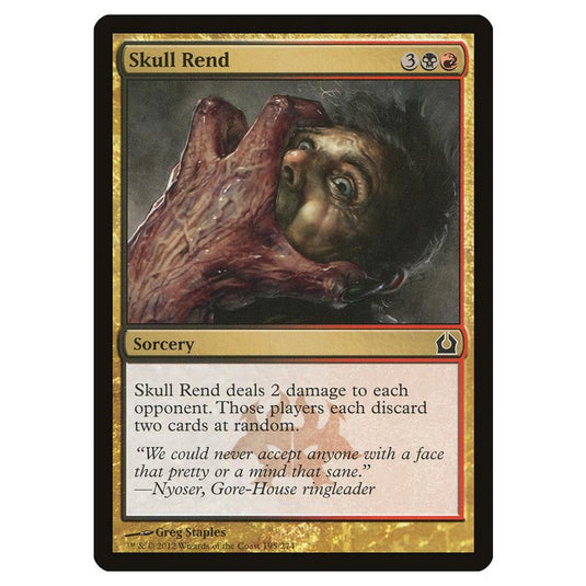 Magic The Gathering - Return To Ravnica - Skull Rend - 195/274