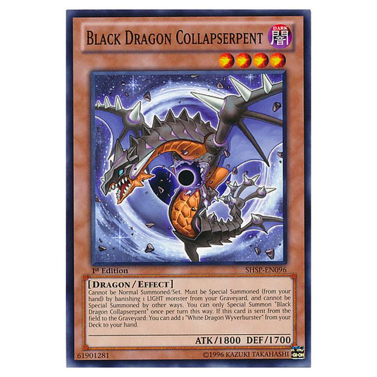Yu-Gi-Oh! - Shadow Specters - Black Dragon Collapserpent (Common) SHSP-EN096