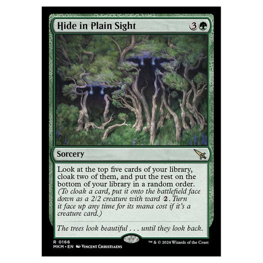 Magic the Gathering - Murders at Karlov Manor - Hide in Plain Sight - 166 (Stamped)