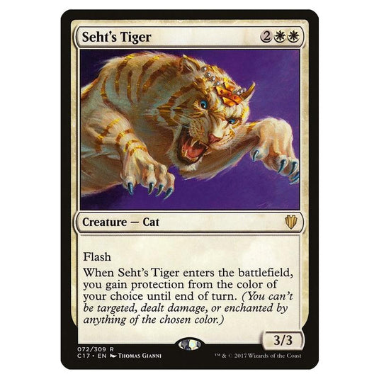 Magic The Gathering - Commander 2017 - Seht's Tiger - 072/309