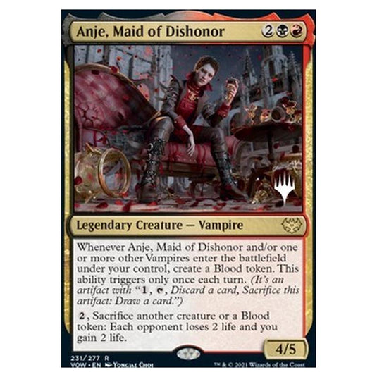Magic The Gathering - Innistrad: Crimson Vow Promos - Anje, Maid of Dishonor - 231/277