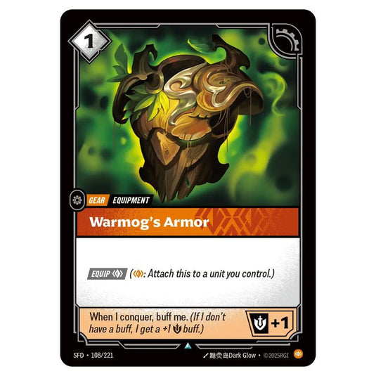 Riftbound: League of Legends TCG - Spiritforged - Warmog's Armor - 108/221