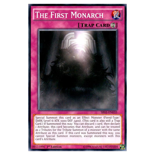 Yu-Gi-Oh! - Emperor of Darkness Structure Deck - The First Monarch (Common) SR01-EN035