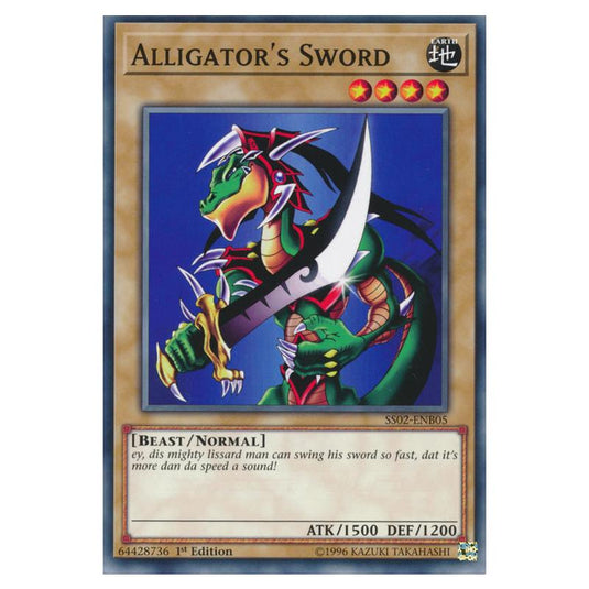 Yu-Gi-Oh! - Speed Duel Starter Decks - Duelists of Tomorrow - Alligator\'s Sword (Common) SS02-ENB05
