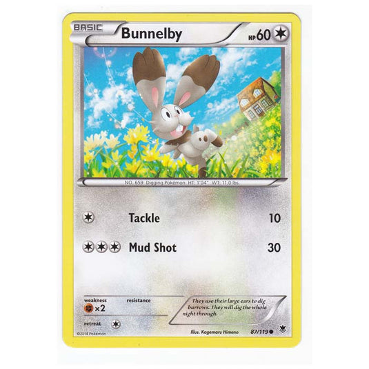 Pokemon - XY Phantom Forces - Bunnelby - 87/119