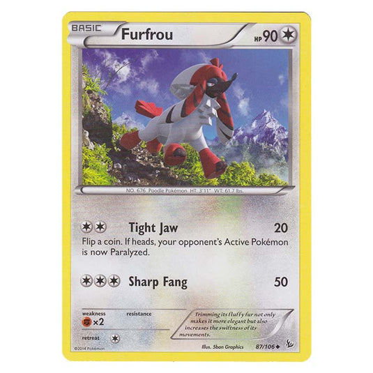 Pokemon - XY - Flashfire - Furfrou - 87/106