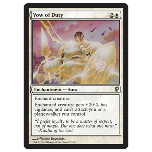 Magic the Gathering - Conspiracy - Vow of Duty - 87/210