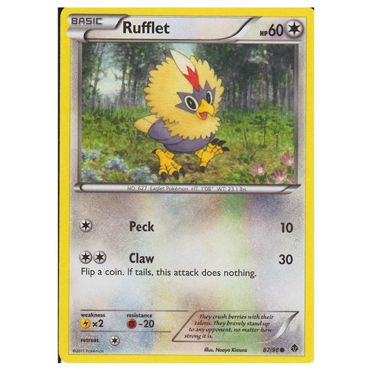 Pokemon - Black & White - Emerging Powers - Rufflet 87/98