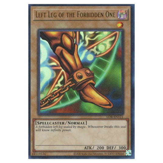 Yu-Gi-Oh! - Legend of Blue Eyes White Dragon (25th Anniversary Edition) - Left Leg of the Forbidden One (Ultra Rare) - LOB25-EN121