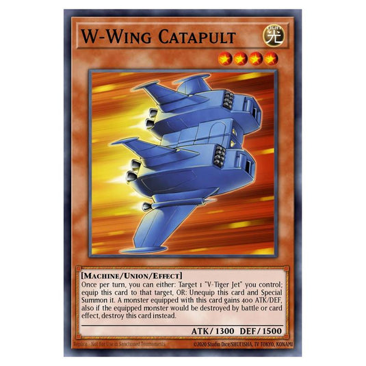 Yu-Gi-Oh! - Speed Duel GX - Duel Academy Box - W-Wing Catapult (Common) SGX1-ENC09