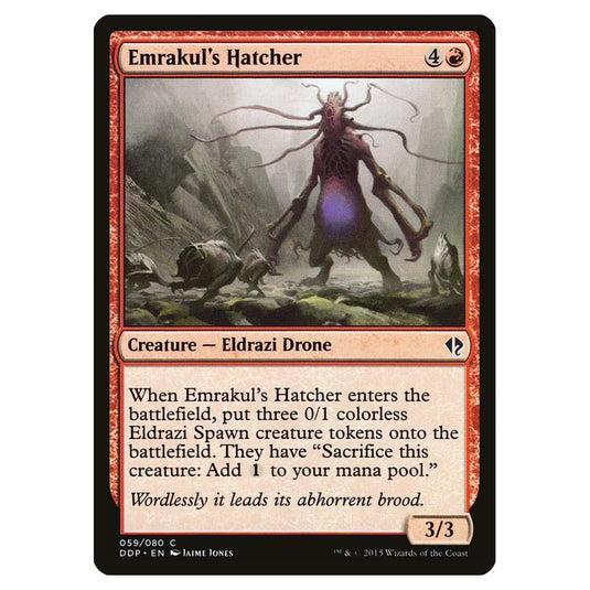 Magic the Gathering - Duel Decks: Zendikar vs. Eldrazi - Emrakul\\'s Hatcher - 59