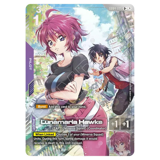Gundam Card Game - GD-04: Phantom Aria - Lunamaria Hawke (U+) - GD04-095