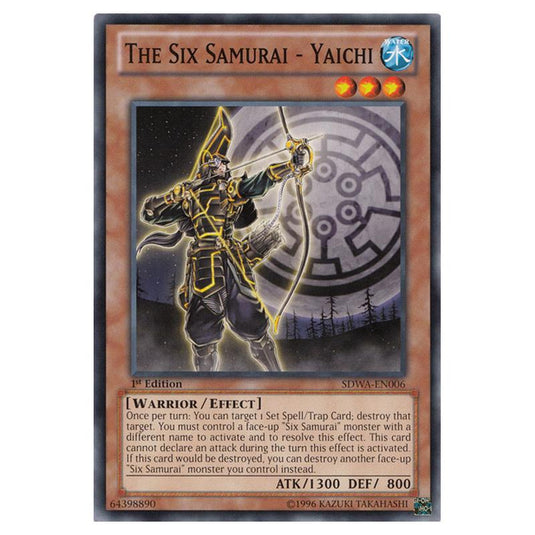 Yu-Gi-Oh! - Samurai Warlords Structure Deck - The Six Samurai - Yaichi (Common) SDWA-EN006