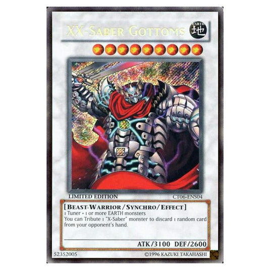 Yu-Gi-Oh! - Collectible Tins Exclusive 2009 - XX-Saber Gottoms (Secret Rare) CT06-ENS04