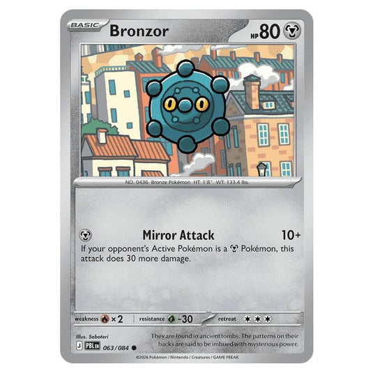 Pokemon - Mega Evolution - Pitch Black - Bronzor - 063/084