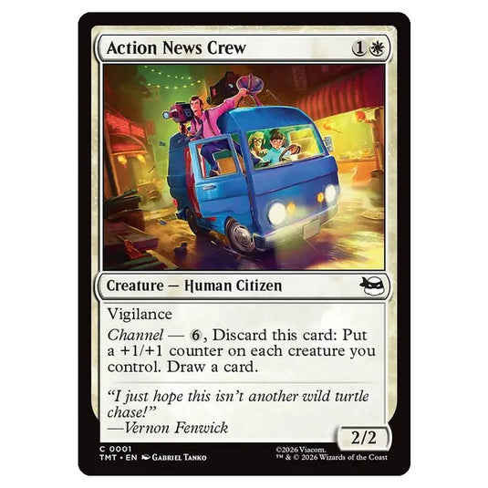 Magic The Gathering - Teenage Mutant Ninja Turtles - Action News Crew - 0001