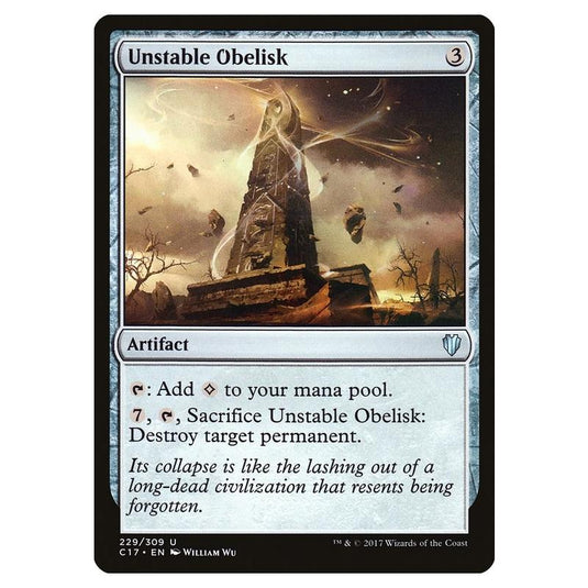 Magic The Gathering - Commander 2017 - Unstable Obelisk - 229/309