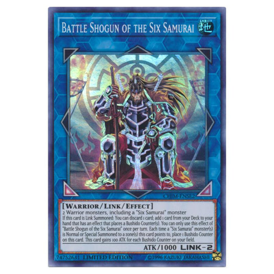 Yu-Gi-Oh! - Chaos Impact Special Edition - Battle Shogun of the Six Samurai (Super Rare) CHIM-ENSE2