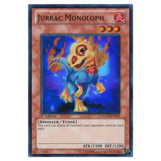 Yu-Gi-Oh! - Hidden Arsenal 2 - Jurrac Monoloph (Super Rare) HA02-EN037
