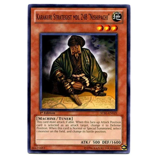 Yu-Gi-Oh! - Starstrike Blast - Karakuri Strategist mdl 248 "Nishipachi" (Common) - STBL-EN021