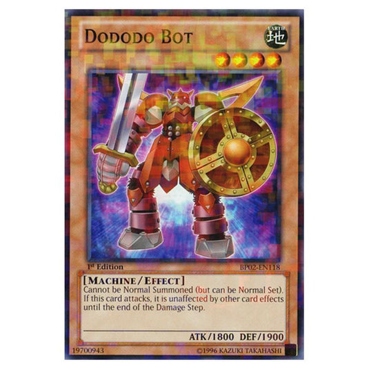 Yu-Gi-Oh! - Battle Pack 2 - War of the Giants - Dododo Bot (Mosaic Rare) BP02-EN118