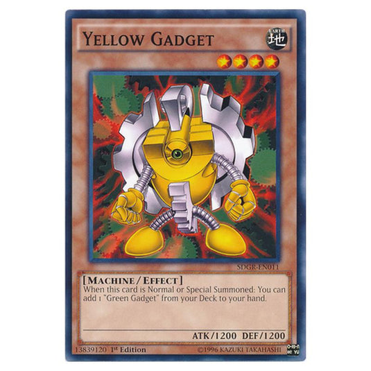 Yu-Gi-Oh! - Geargia Rampage Structure Deck - Yellow Gadget (Common) SDGR-EN011