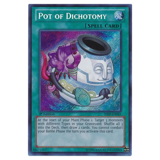 Yu-Gi-Oh! - Shadow Specters - Pot of Dichotomy (Secret Rare) SHSP-EN065