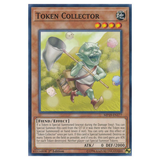 Yu-Gi-Oh! - 2019 Gold Sarcophagus Tin Mega Pack - Token Collector (Common) MP19-EN177