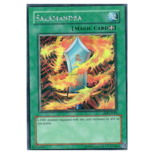 Yu-Gi-Oh! - Yu-Gi-Oh! Worldwide Edition - Stairway to the Destined Duel promotional cards - Salamandra (Prismatic Secret Rare) SDD-E003