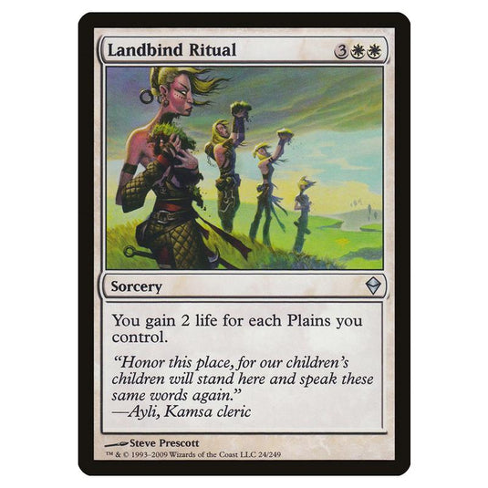 Magic The Gathering - Zendikar - Landbind Ritual - 24/249