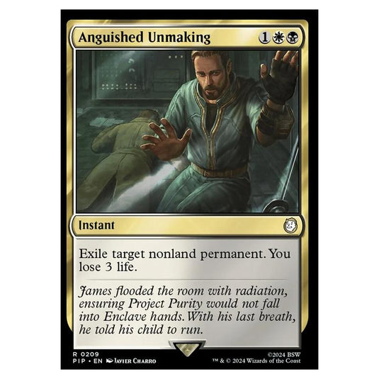 Magic The Gathering - Universes Beyond - Fallout - Anguished Unmaking - 0209