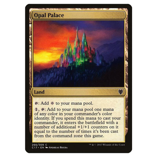 Magic The Gathering - Commander 2017 - Opal Palace - 266/309