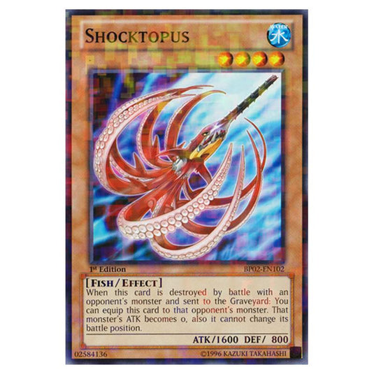 Yu-Gi-Oh! - Battle Pack 2 - War of the Giants - Shocktopus (Mosaic Rare) BP02-EN102