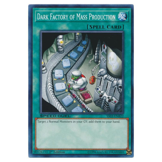 Yu-Gi-Oh! - Speed Duel Starter Decks - Ultimate Predators - Dark Factory of Mass Production (Common) SS03-ENB22