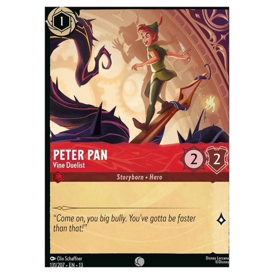 Lorcana - Attack of the Vine! - Peter Pan - Vine Duelist (Common) - 131/207