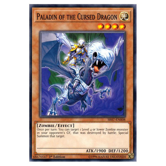 Yu-Gi-Oh! - Structure Deck - Zombie Horde - Paladin of the Cursed Dragon (Common) SR07-EN008