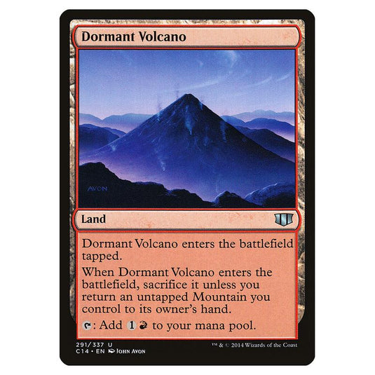 Magic The Gathering - Commander 2014 - Dormant Volcano - 291