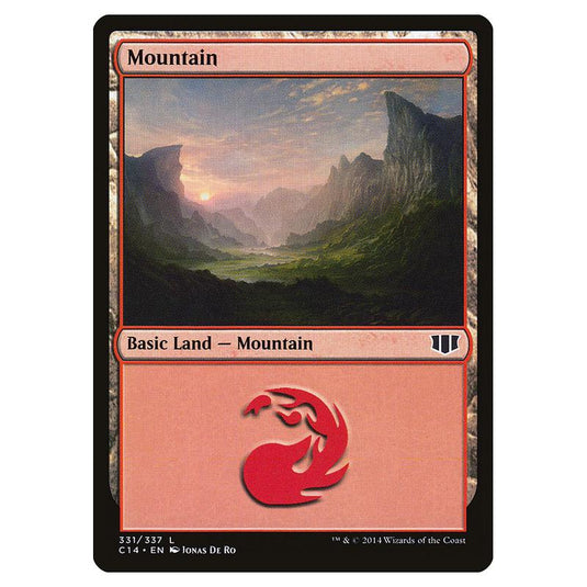 Magic The Gathering - Commander 2014 - Mountain - 331