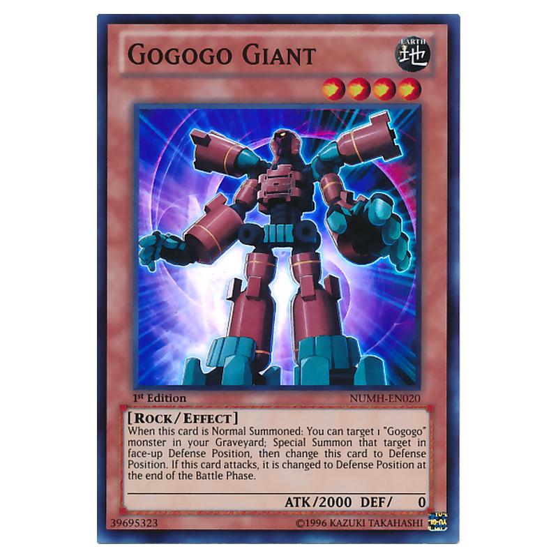 YU-GI-OH! - Gogogo Golem (NUMH-EN017) - Cazadores De Números - Edición Ilimitada - Super Raro