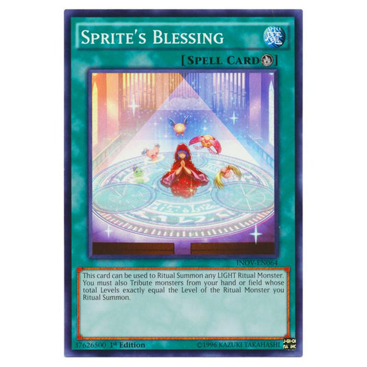 Yu-Gi-Oh! - Invasion - Vengeance - Sprite's Blessing (Common) INOV-EN064