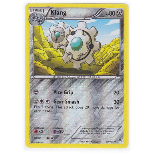 Pokemon - Black & White - Plasma Storm (Reverse Holo) - Klang - 89/135