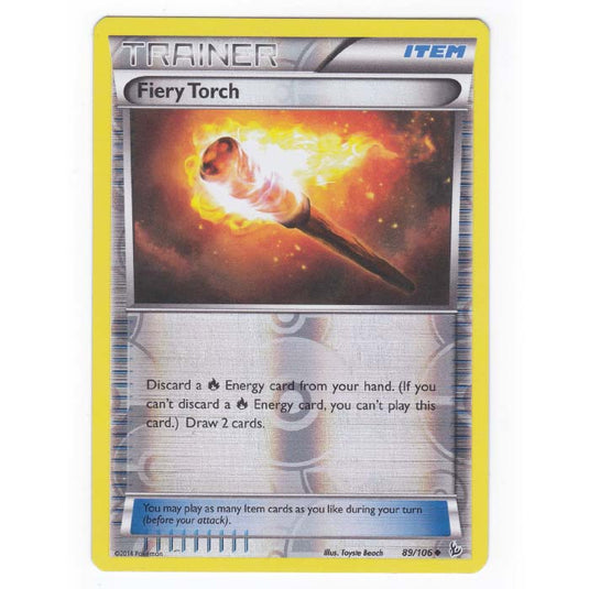 Pokemon - XY - Flashfire - (Reverse Holo) Fiery-Torch - 89/106