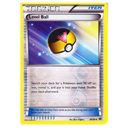 Pokemon - Black & White - Next Destinies - (Reverse Holo) Level Ball 89/99