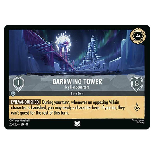 Lorcana - Winterspell - Darkwing Tower - Icy Headquarters (Uncommon) - 204/204