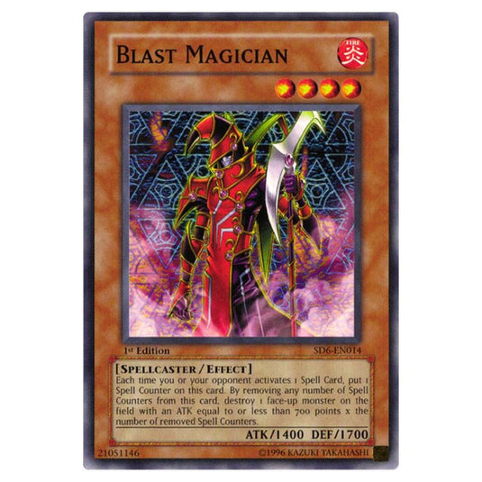 Yu-Gi-Oh! - Structure Deck - Spellcaster's Judgment - Blast Magician (Common) SD6-EN014